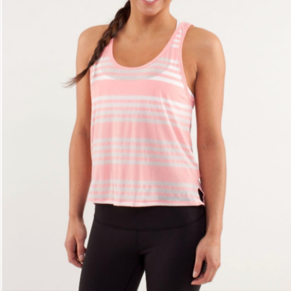 NWT Lululemon Burn It out Tank Size 8